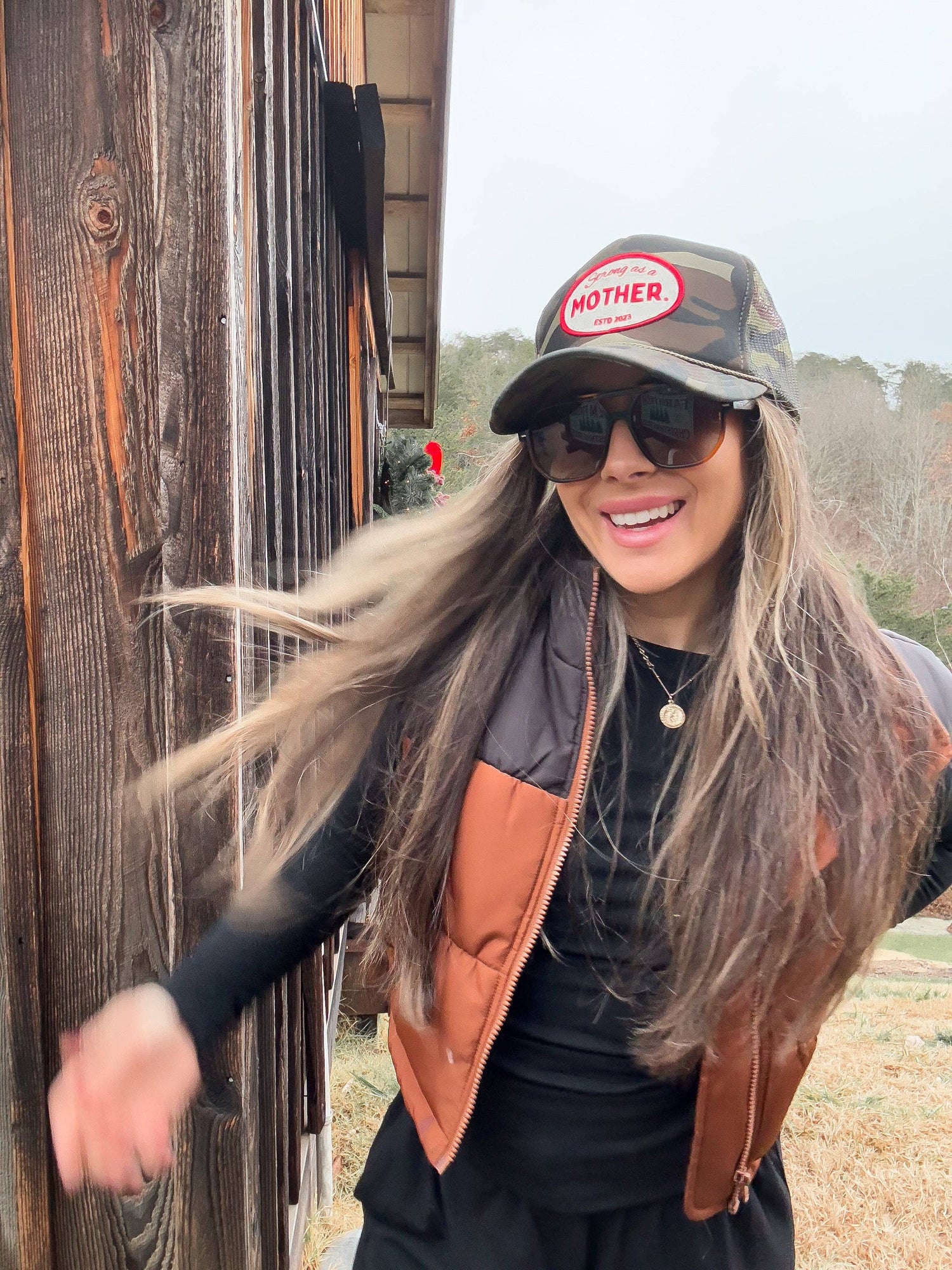 Vintage Mother Patch Hat - Camo