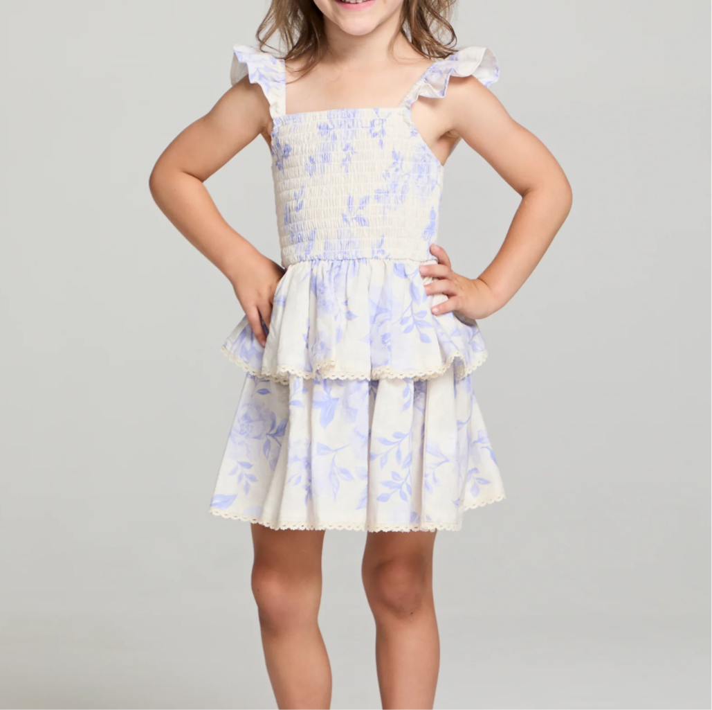 Bluebell rose mini tank dress