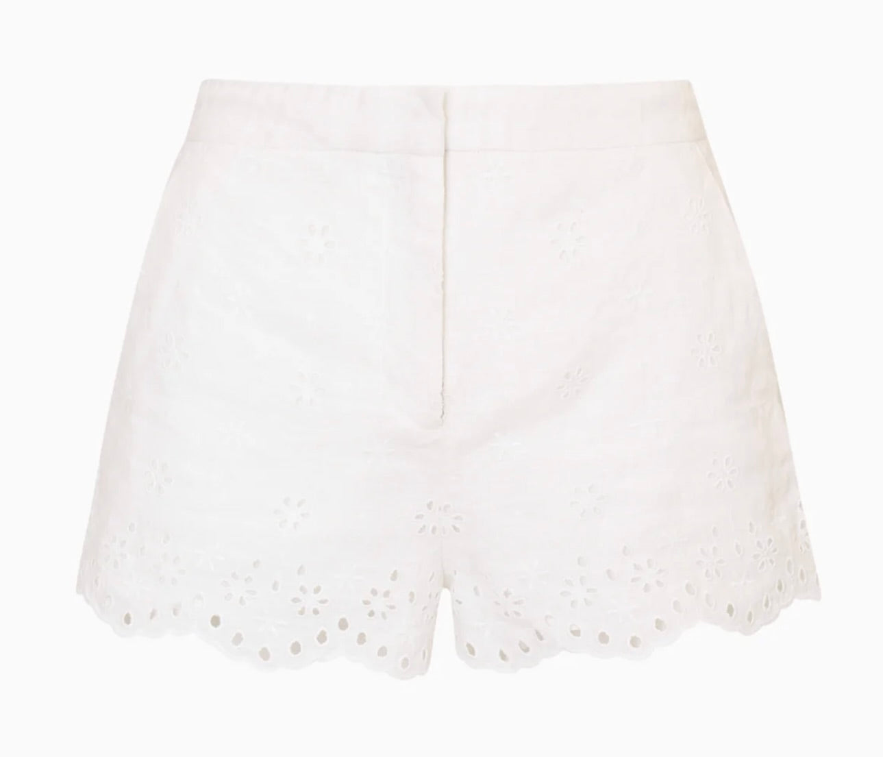 Jodine Eyelet Linen Shorts