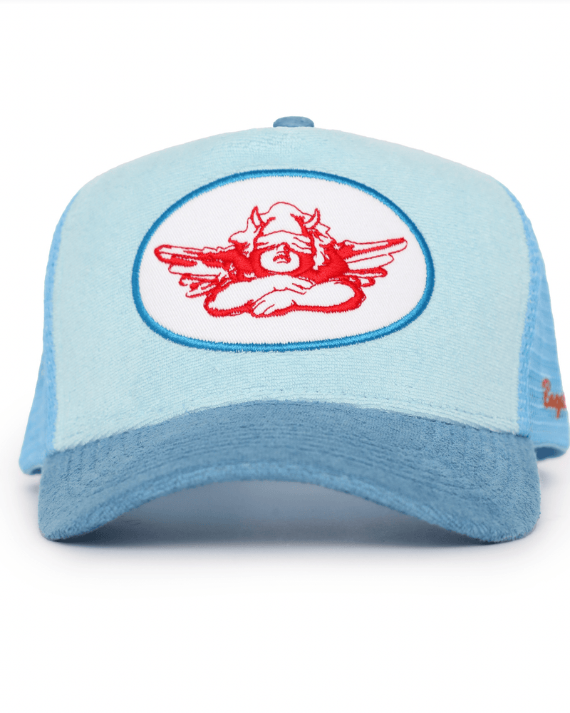 BABY BLUE TERRY TRUCKER - The Closet