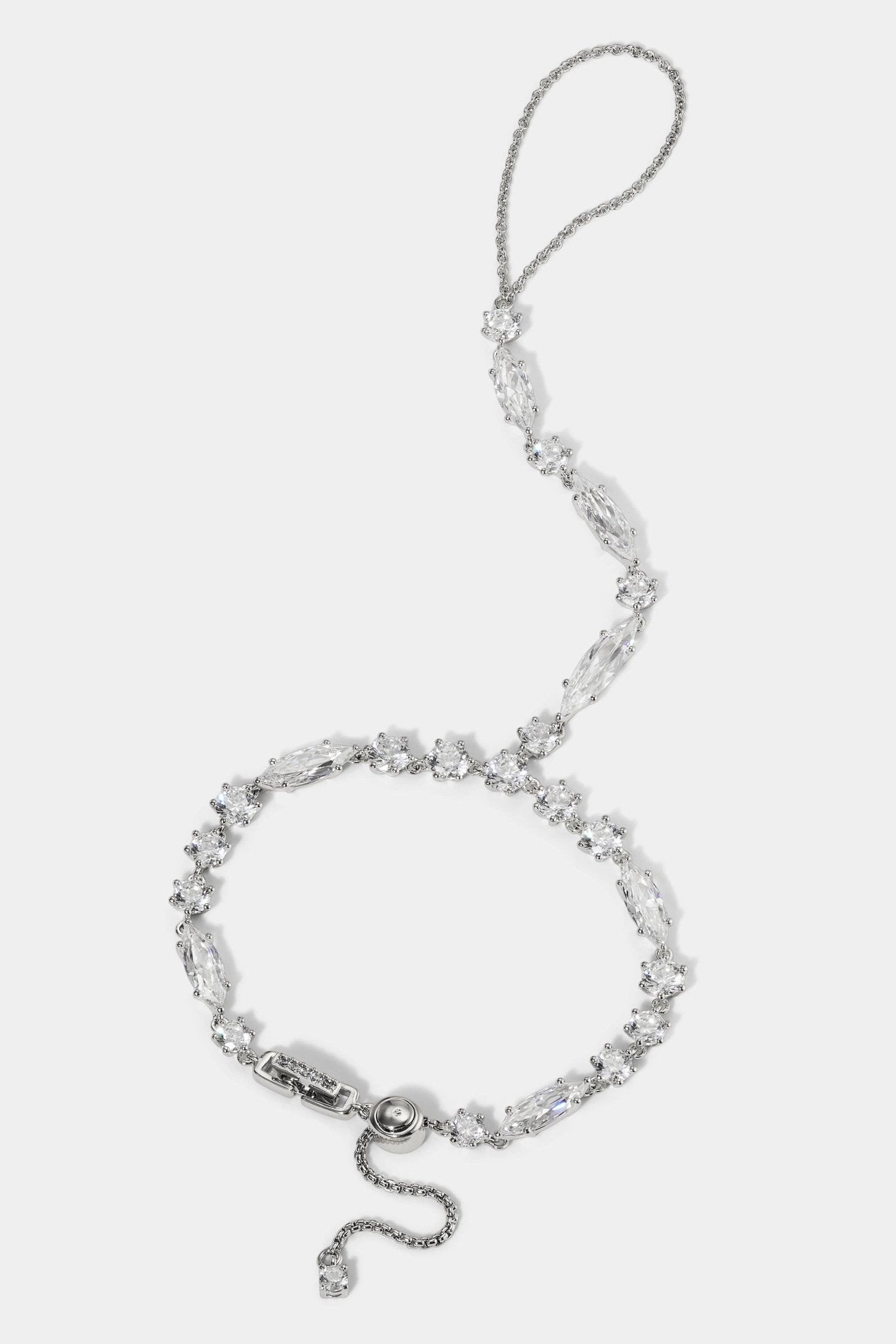 BEATRIX CZ HAND CHAIN BRACELET - The Closet