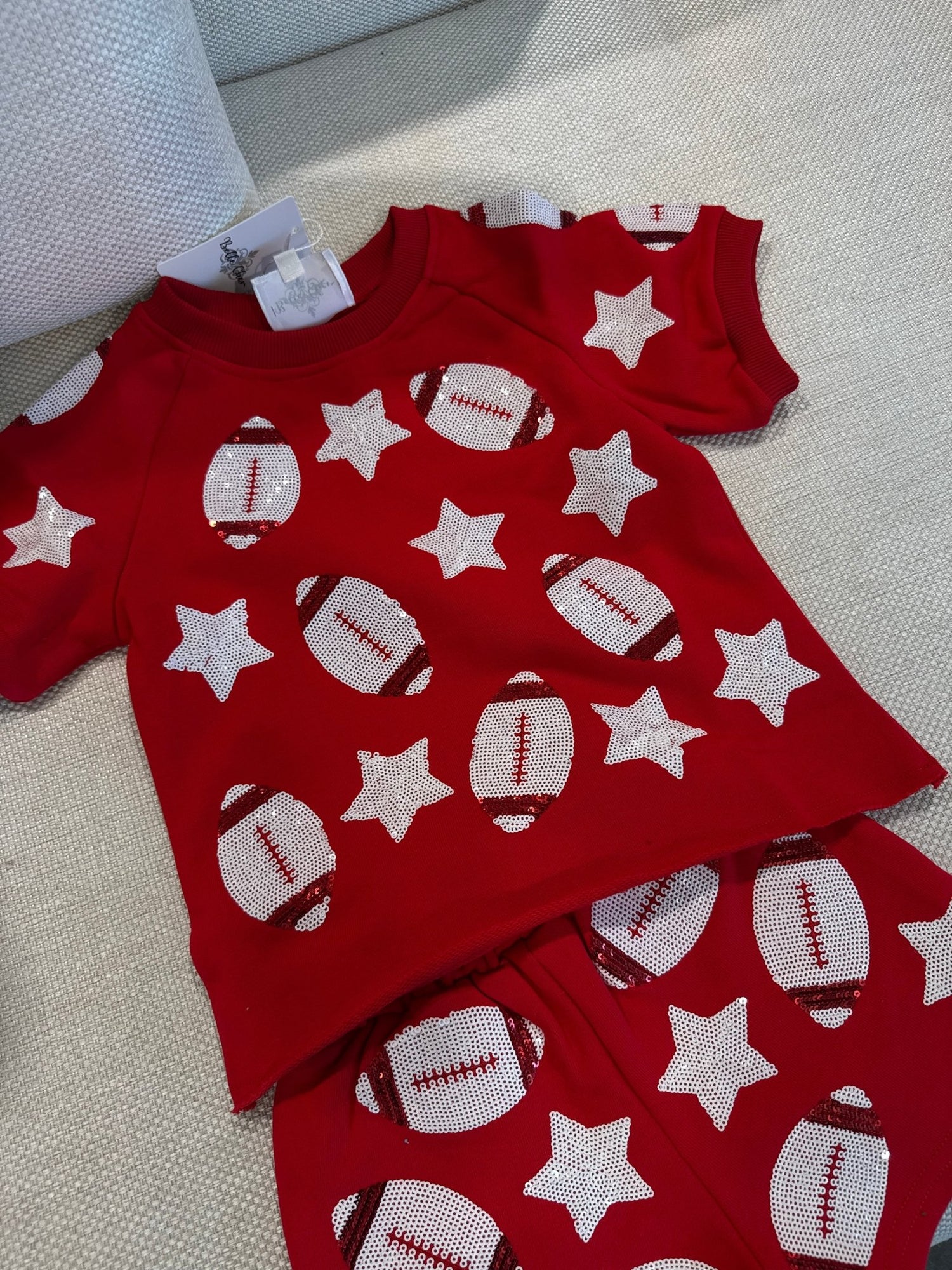 Belle Cher Football Top - The Closet