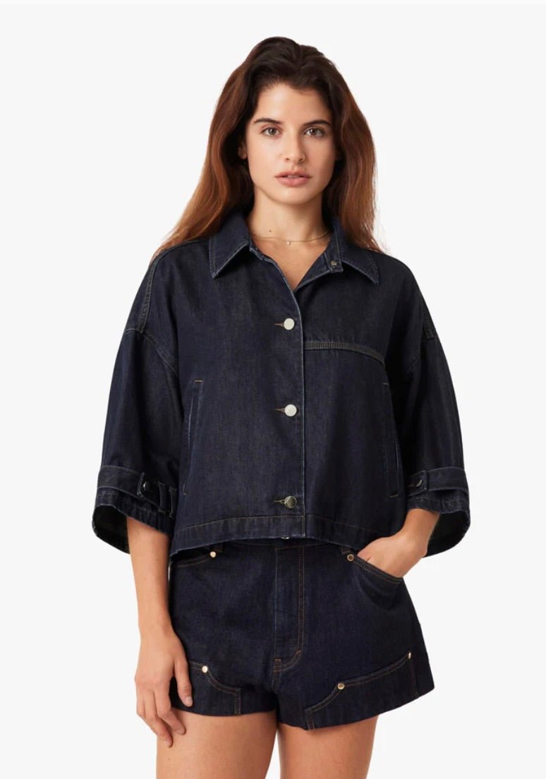 Cape Denim Jacket - The Closet