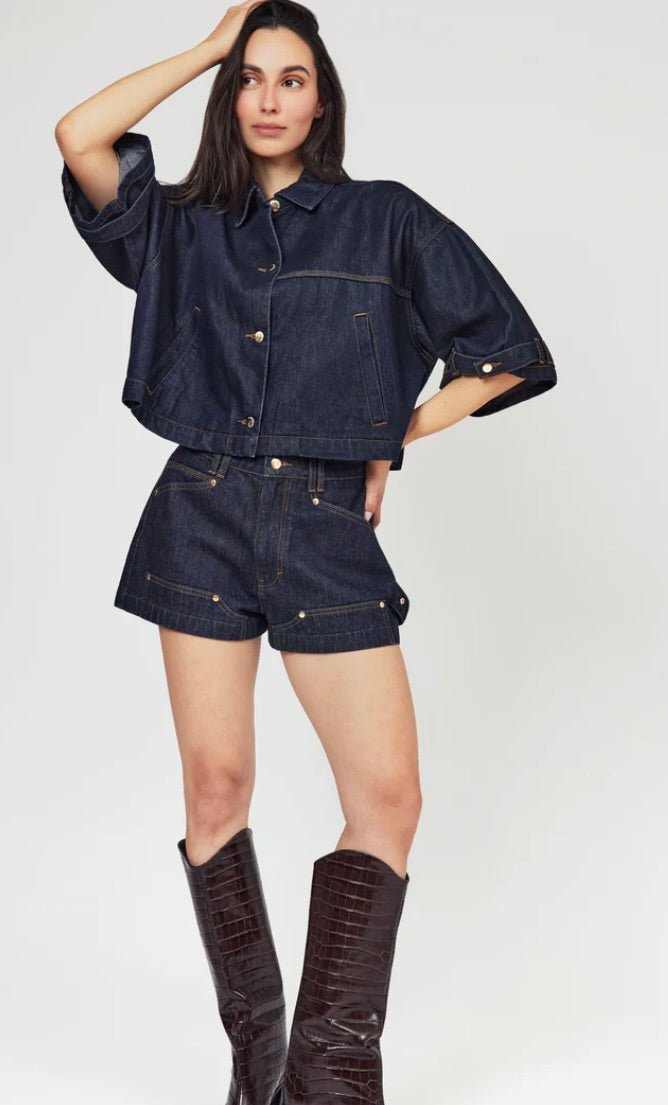 Cape Denim Jacket - The Closet