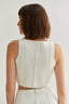 Charlotte Jacquard Knit Vest Top - The Closet