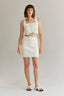 Charlotte Jacquard Knit Vest Top - The Closet