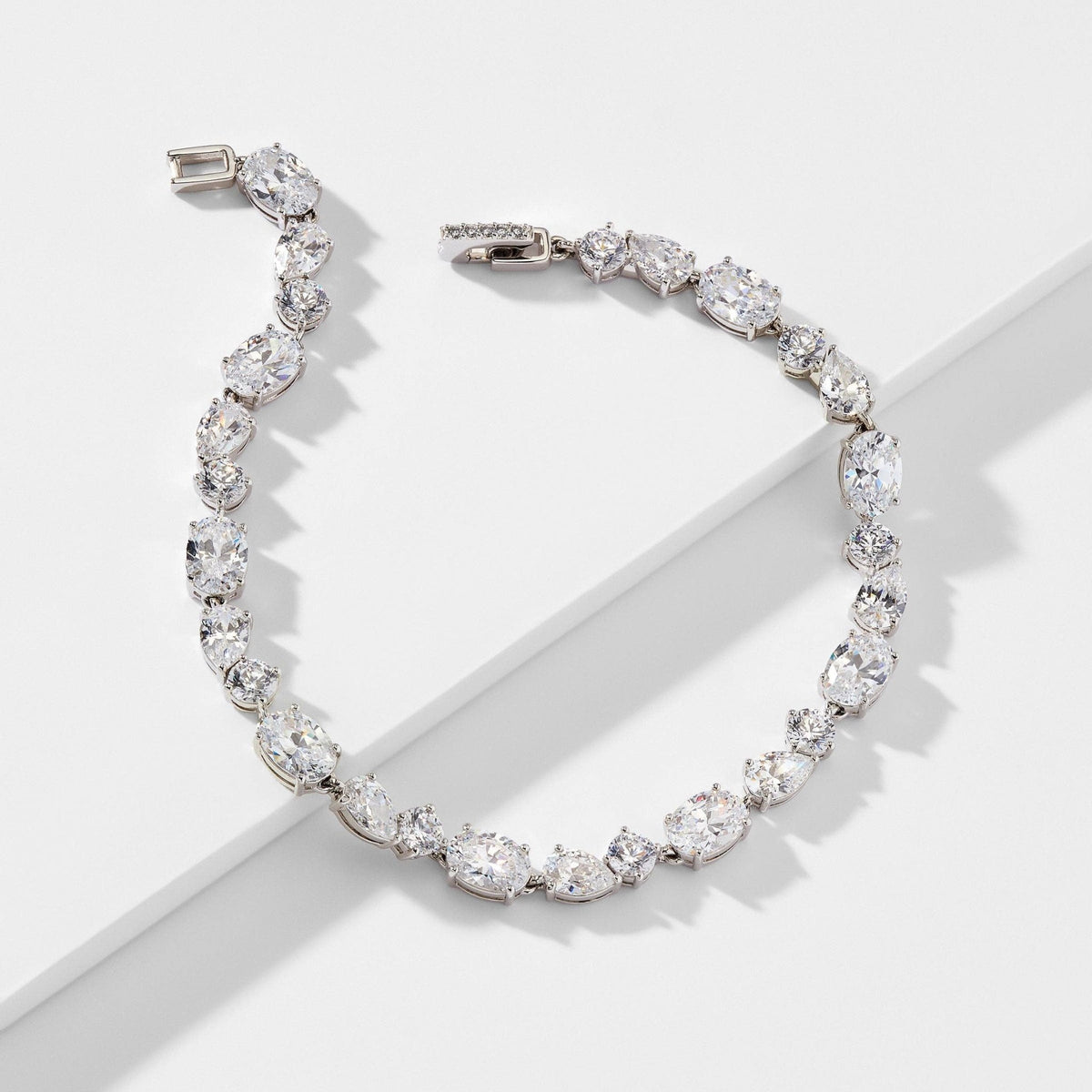 CHLOE MIXED CZ LINE BRACELET - The Closet