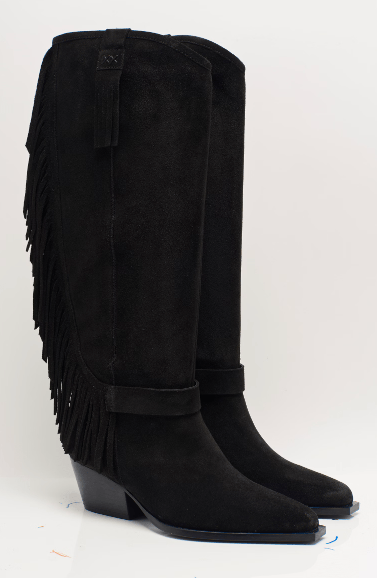 Faith Fringe Western Boot - The Closet