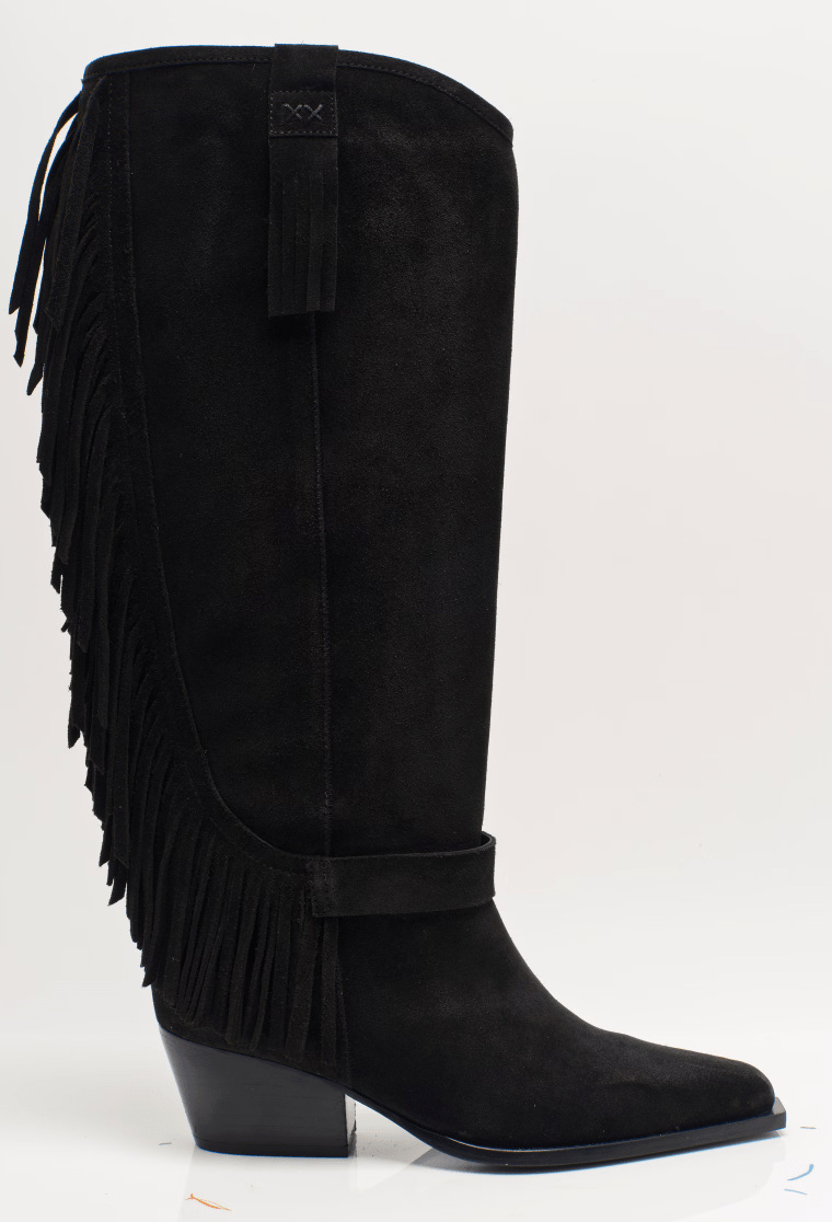 Faith Fringe Western Boot - The Closet