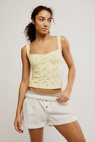 Full Bloom Eyelet Cami - The Closet