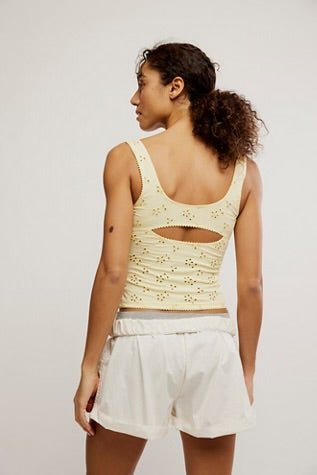 Full Bloom Eyelet Cami - The Closet