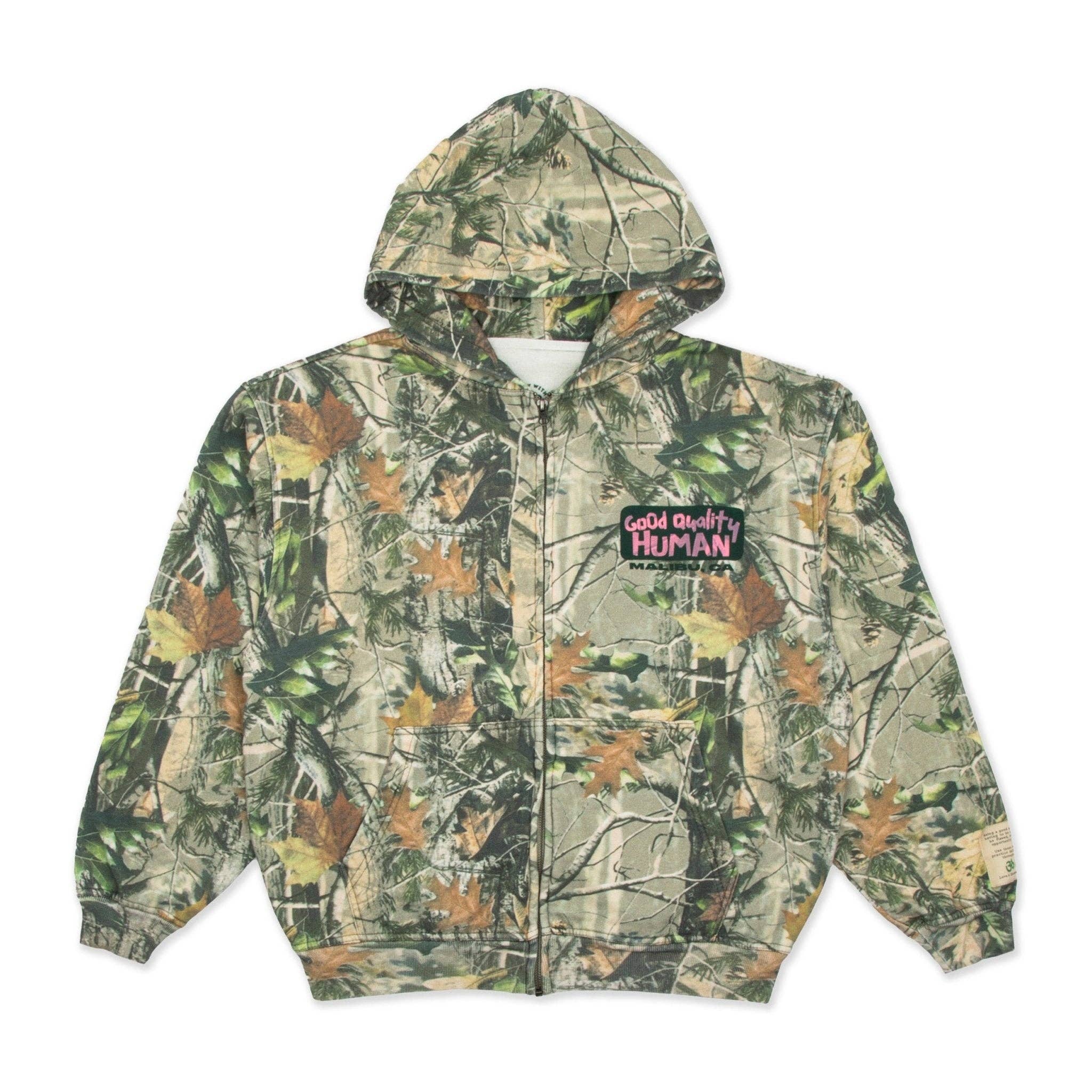 GOOD QUALITY HUMAN CAMO ZIP UP - MALIBU EDITION - The Closet