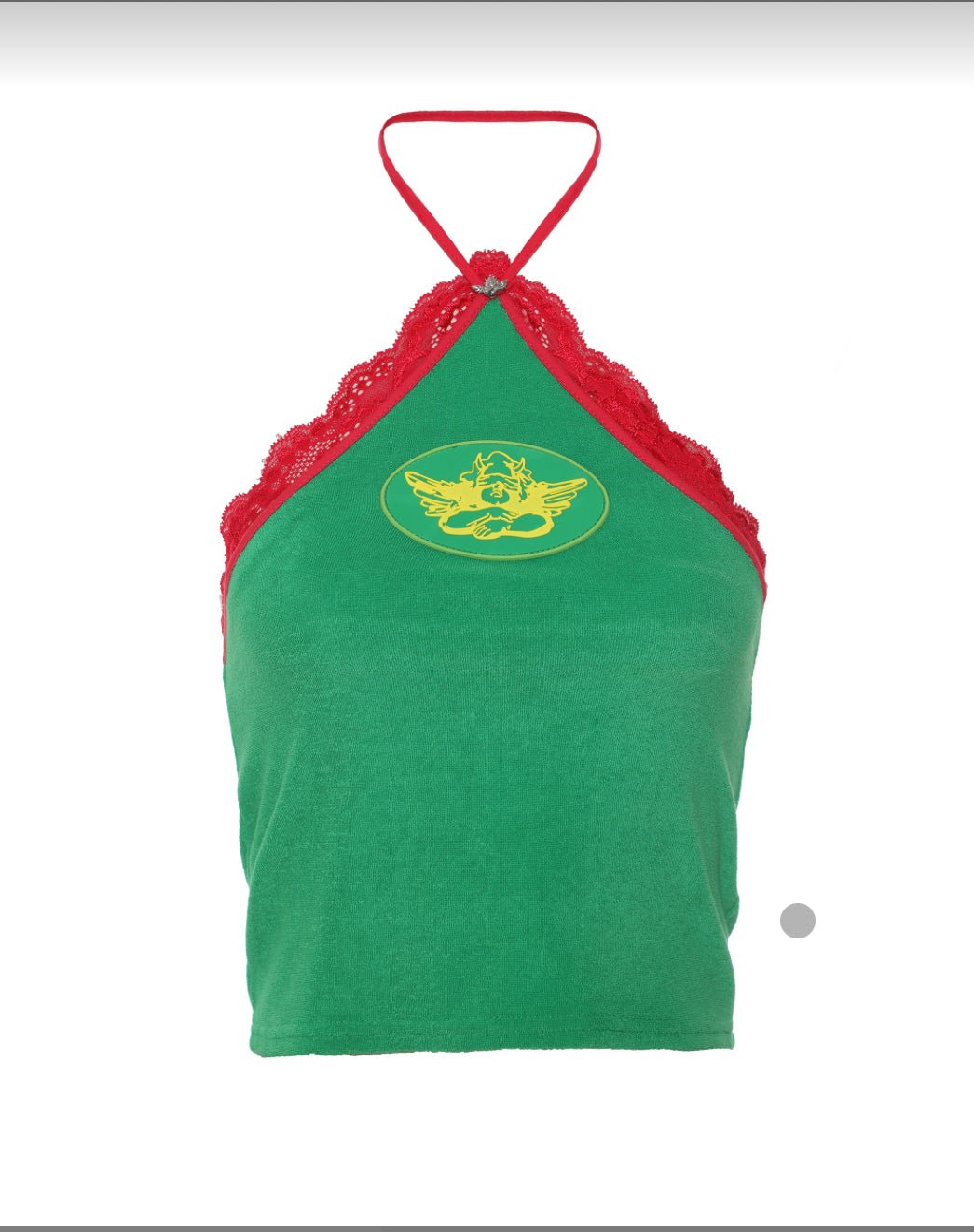 GREENIE LACIE HALTER TOP - The Closet