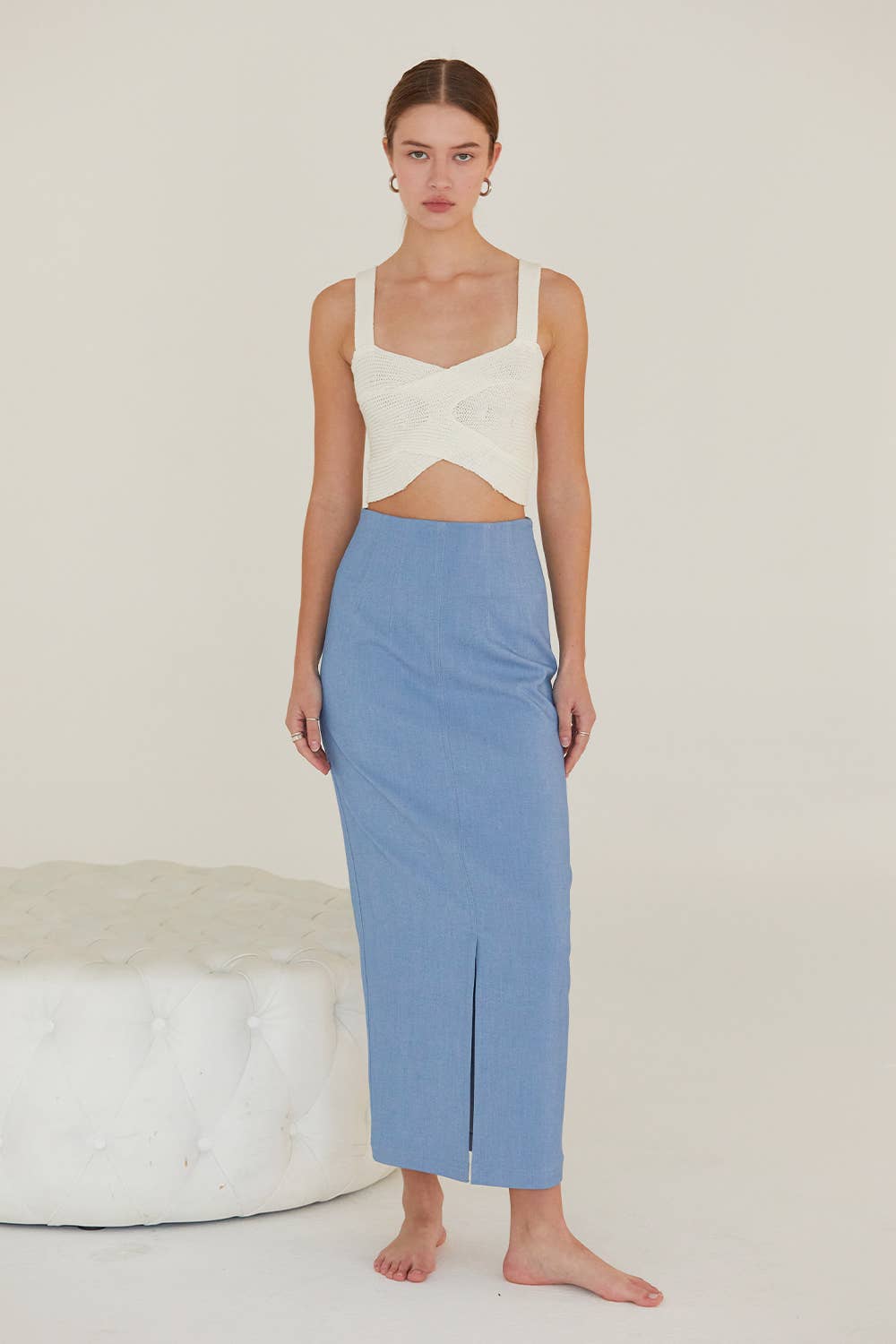 Katie Beachy Crop Tank Top - The Closet