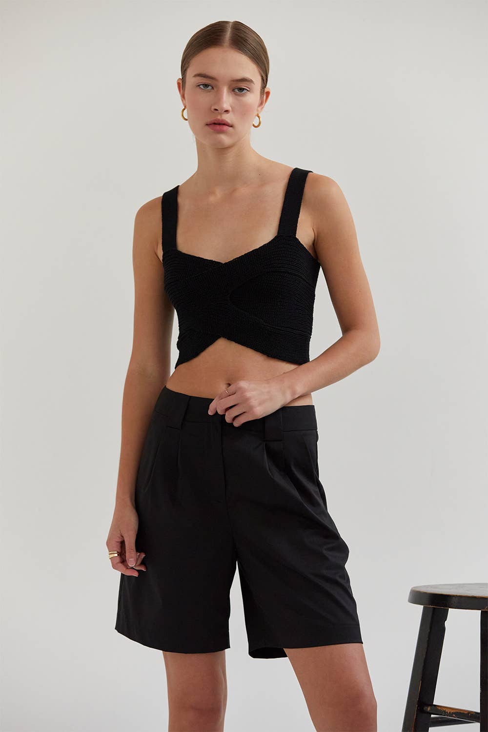 Katie Beachy Crop Tank Top - The Closet
