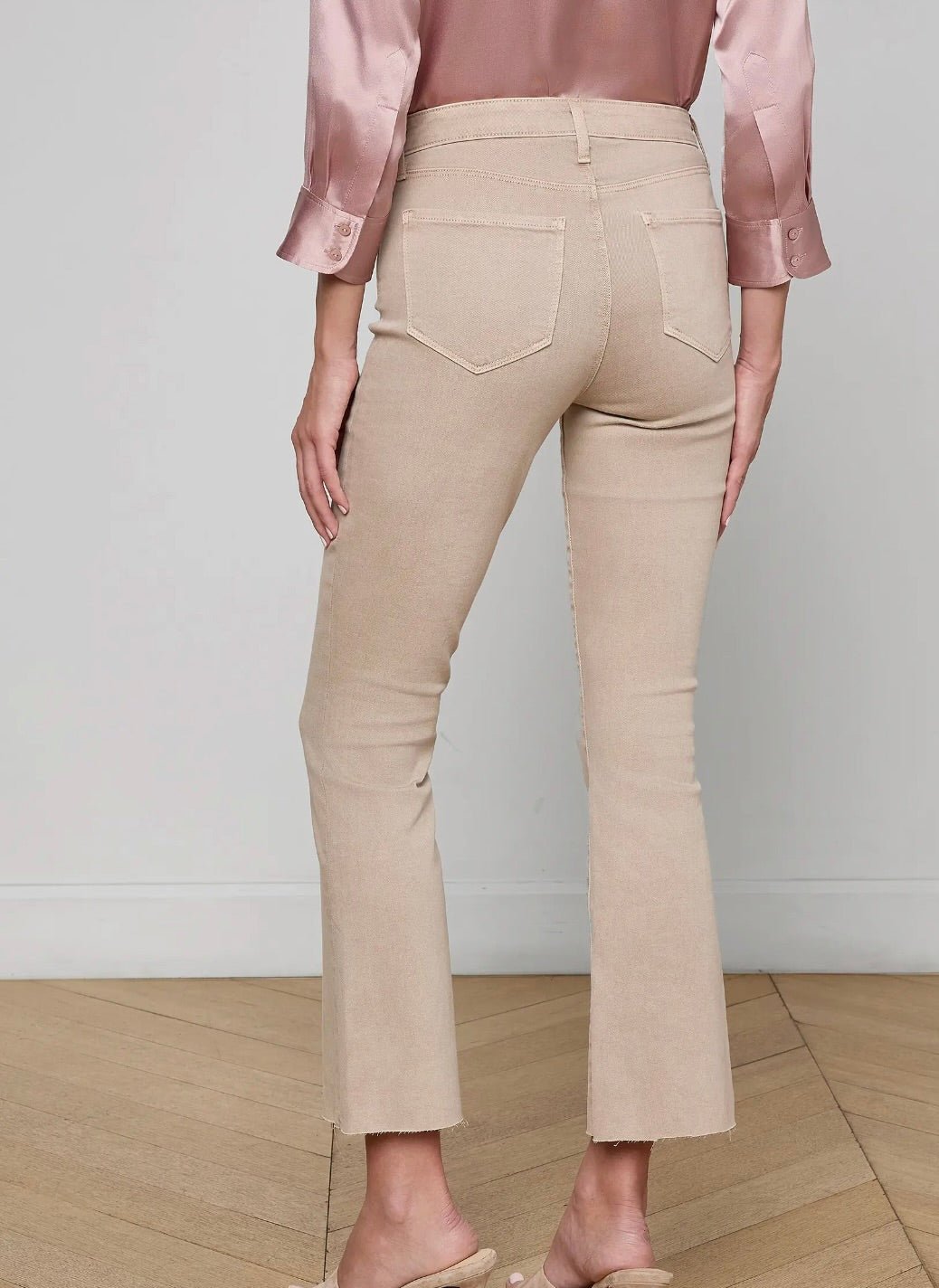 Kendra Crop Flare Pants - The Closet