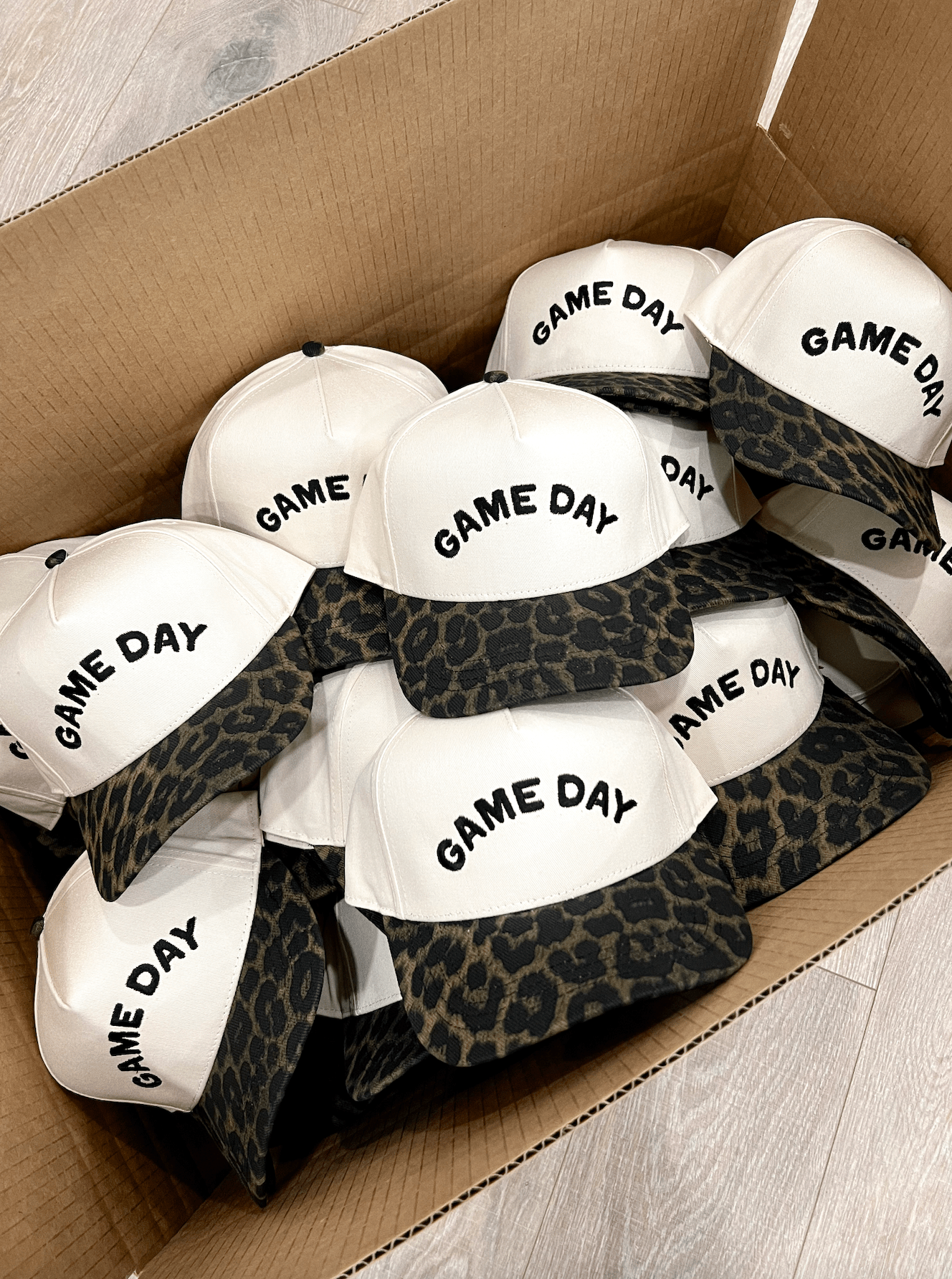 Leopard Game Day Embroidered Hat - The Closet