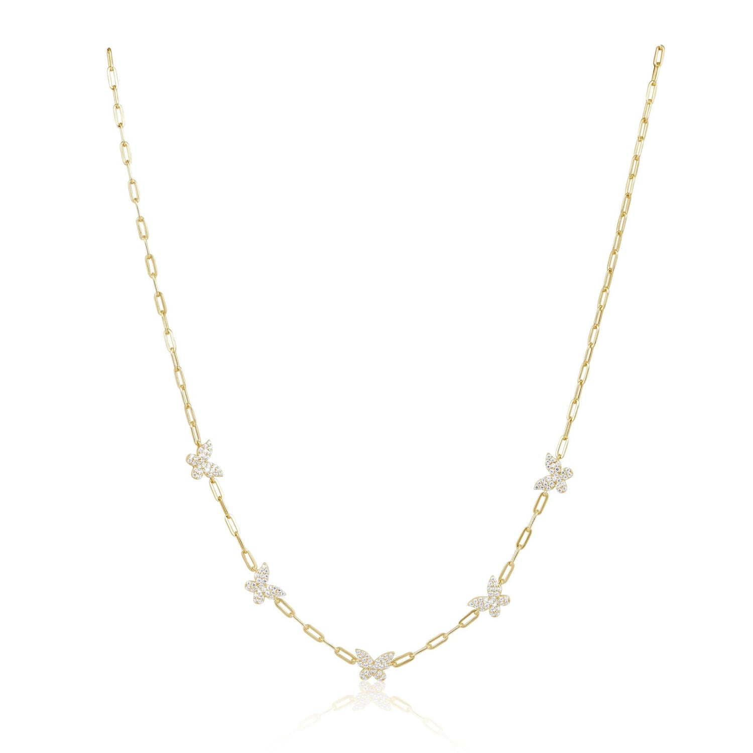 Lilia Butterfly Necklace - The Closet
