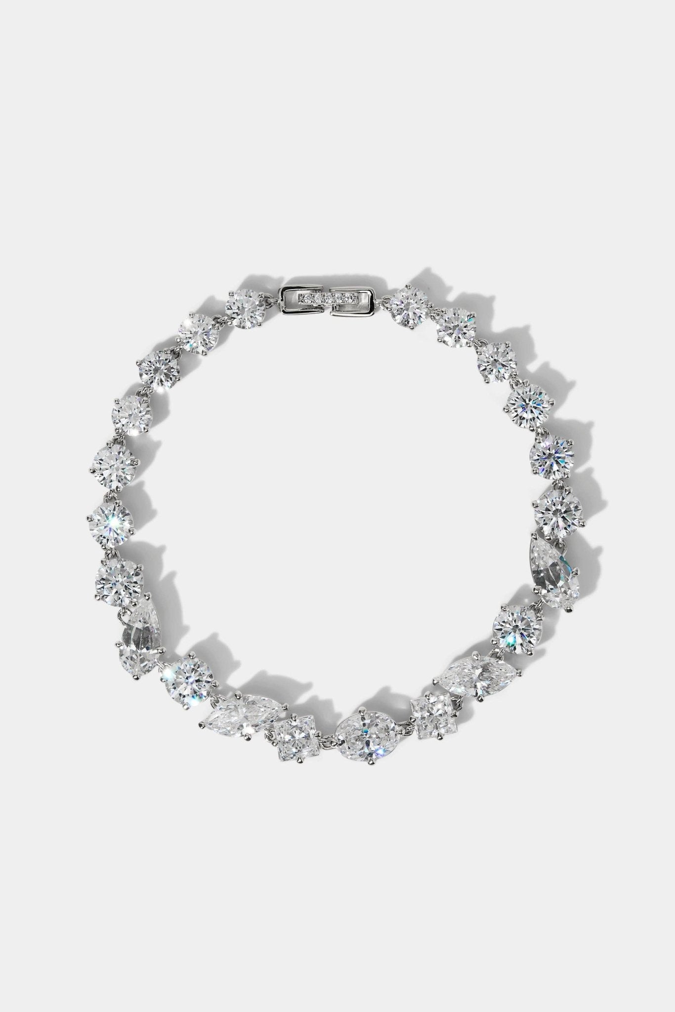 LUCIA MIXED CZ LINE BRACELET - The Closet