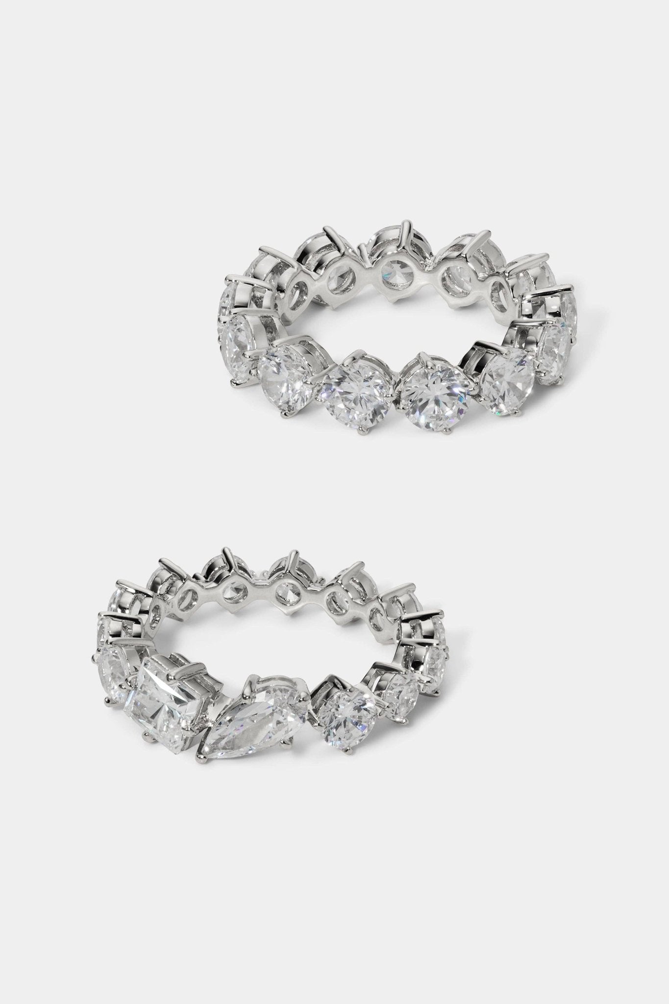 LUCIA MIXED CZ RING SET - The Closet