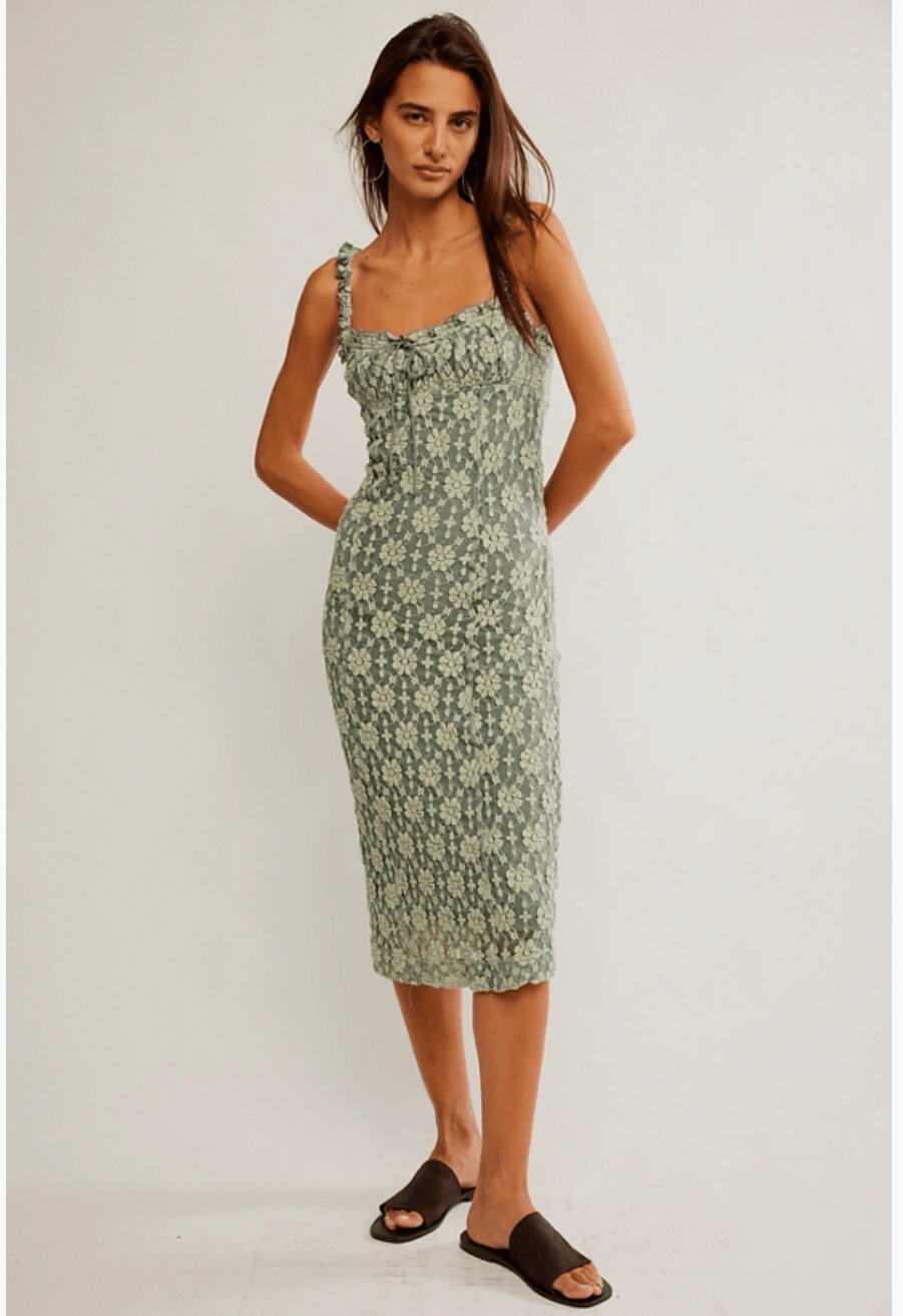 LUCINDA LACE MIDI - The Closet