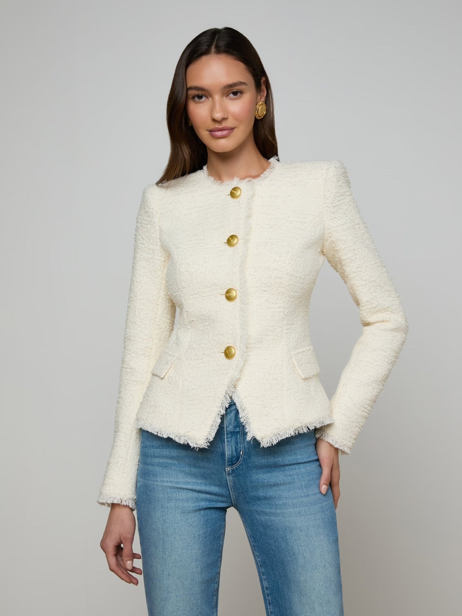 Nerina Tweed Blazer - The Closet