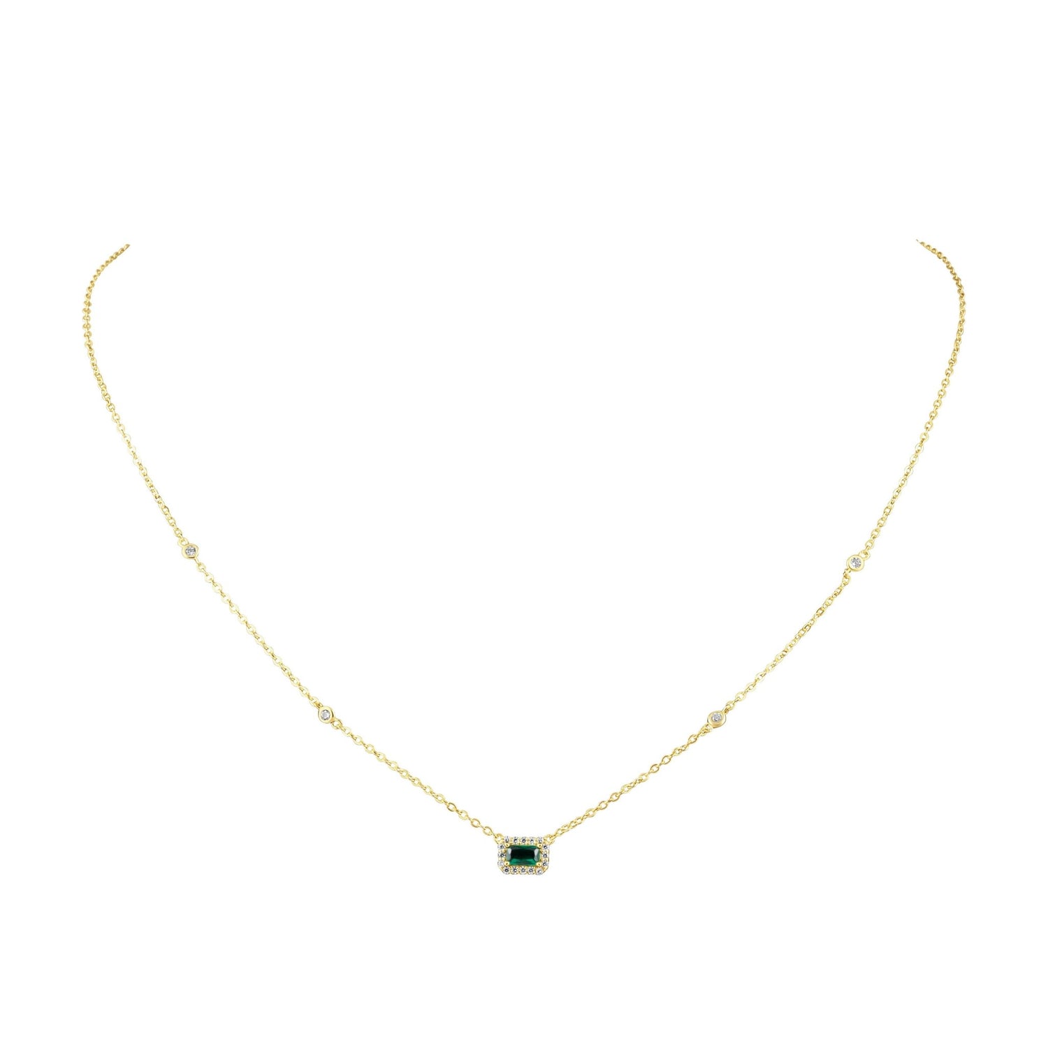 Nora Emerald Necklace - The Closet