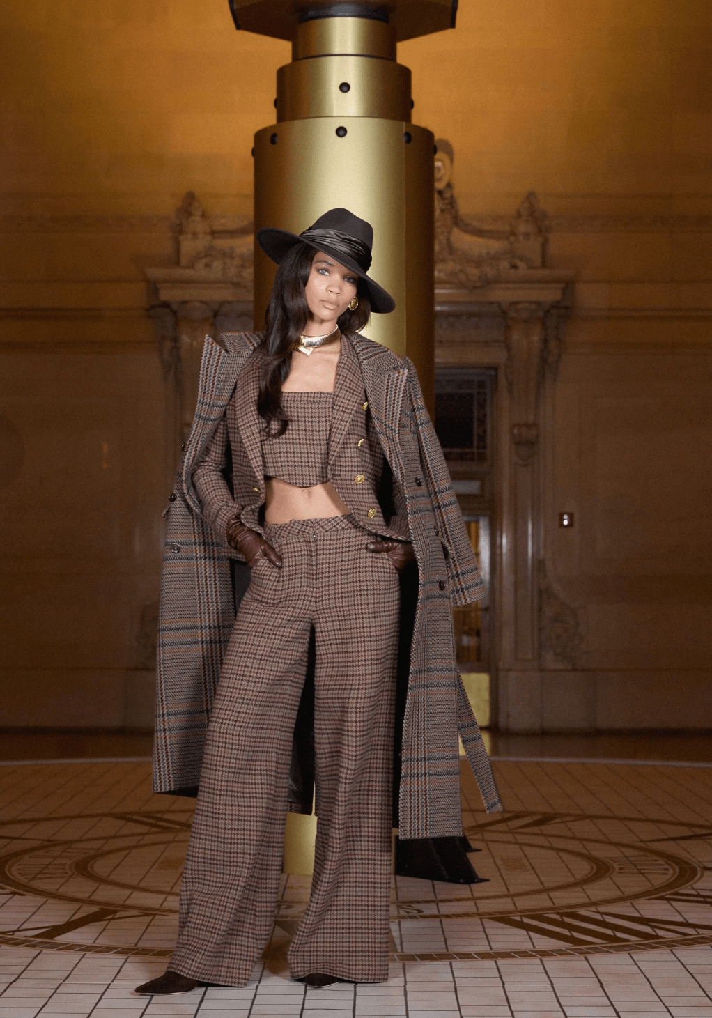 PILAR WIDE LEG PANT - The Closet