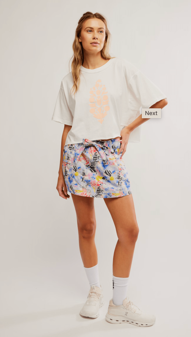PRINTED IN THE WILD SKORT - The Closet
