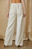 Rena White Denim Pants - The Closet