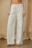 Rena White Denim Pants - The Closet