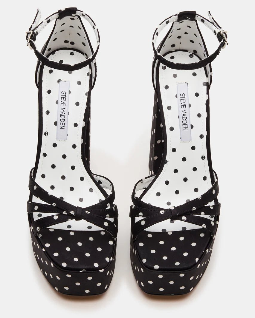 Retro White/Black Heel - The Closet