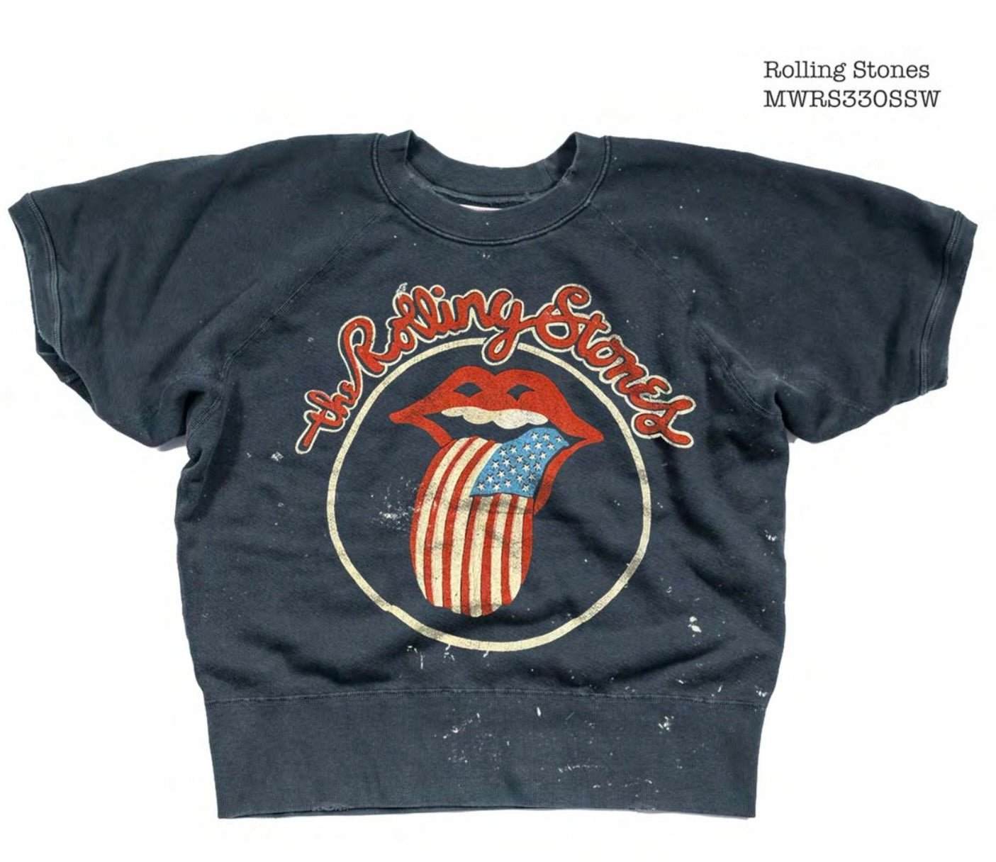 Rolling Stones Short Sleeve Sweatshirt - The Closet