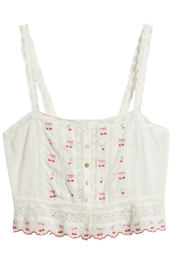 VIETTA TOP - CHERRY - The Closet