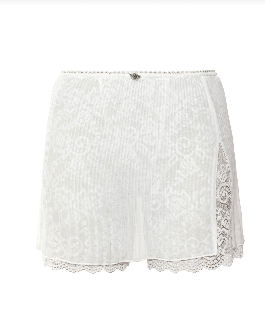 WHITE TC SKORT - The Closet