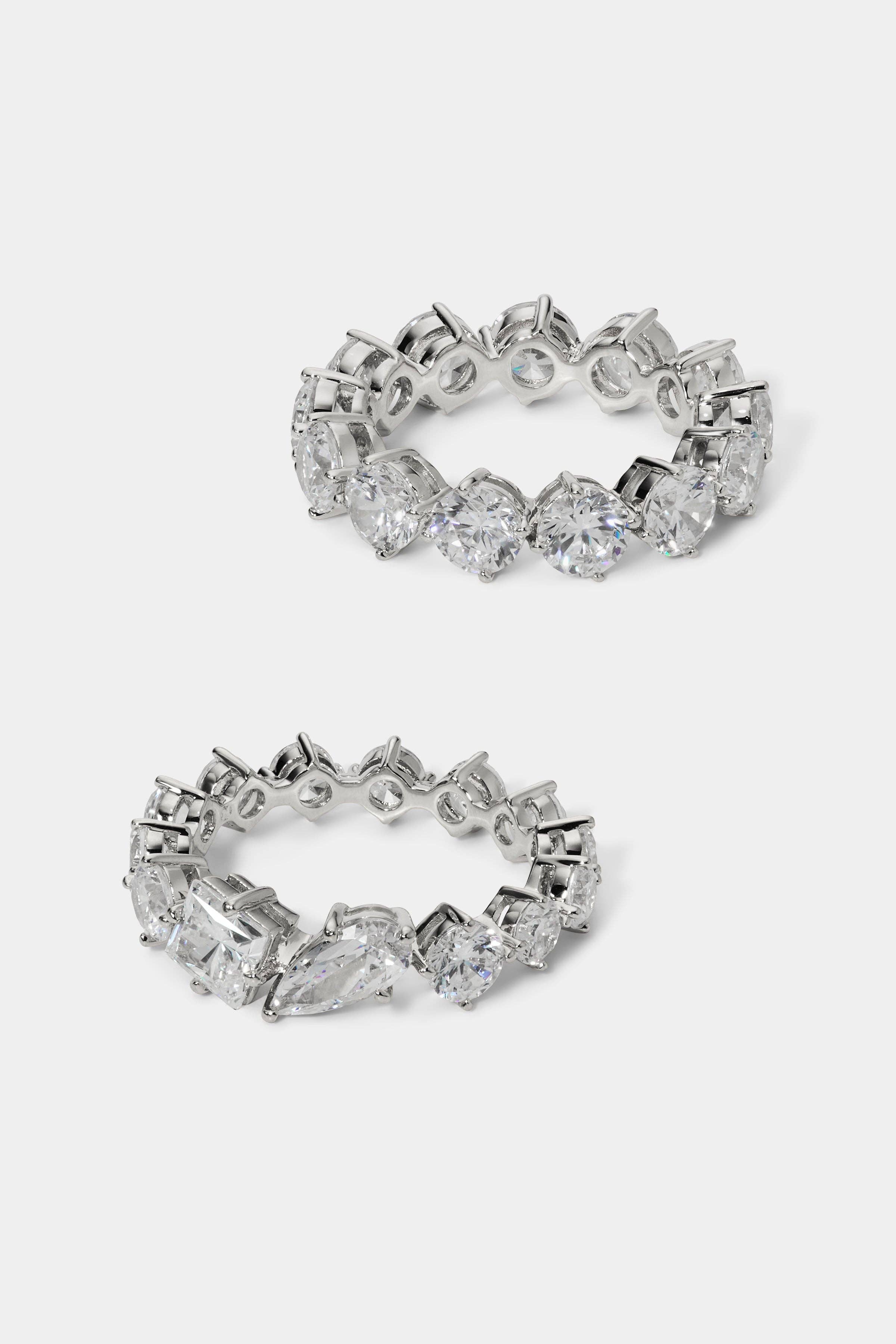 LUCIA MIXED CZ RING SET