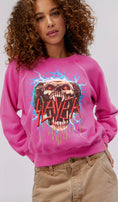 Load image into Gallery viewer, SLAYER ELECTRIFIED RAGLAN CREW

