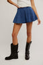 PARADISE FOUND DENIM SKORT