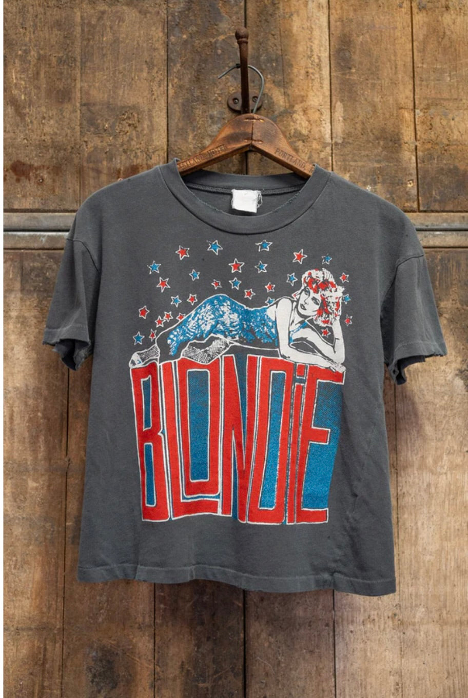 Blondie Don't Stop Crop Tee
