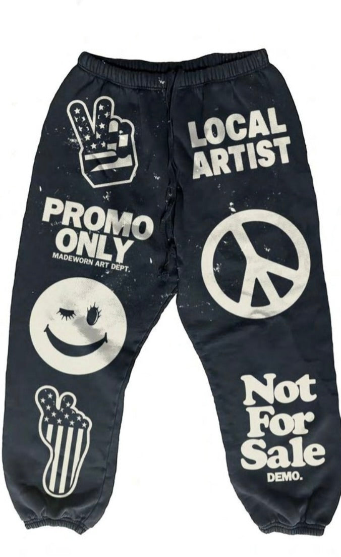 MADEWORN 'ART HAPPENS' - P.E. SWEATPANTS