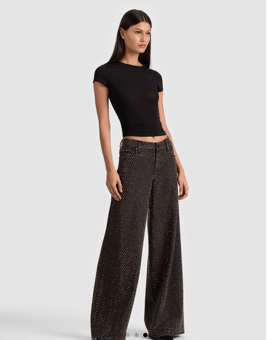 AMAZING EMBELLISHED BAGGY JEAN - The Closet