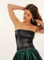 Amelia Foil Bandeau Black Combo - The Closet
