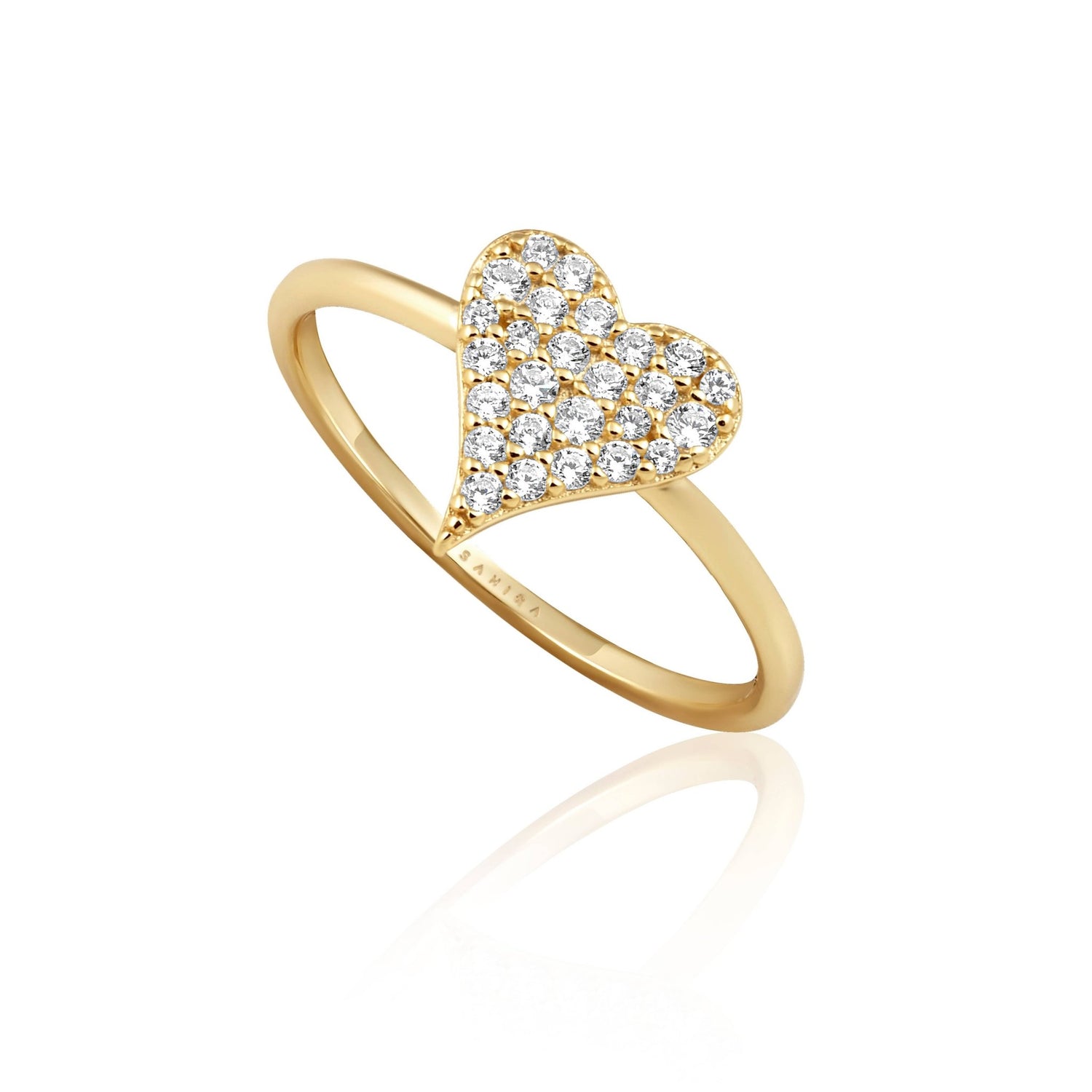 Audrey Heart Ring - The Closet