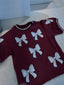 Belle Cher Bow Top - The Closet