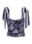 BLANCA SCOOP TIE TOP - The Closet
