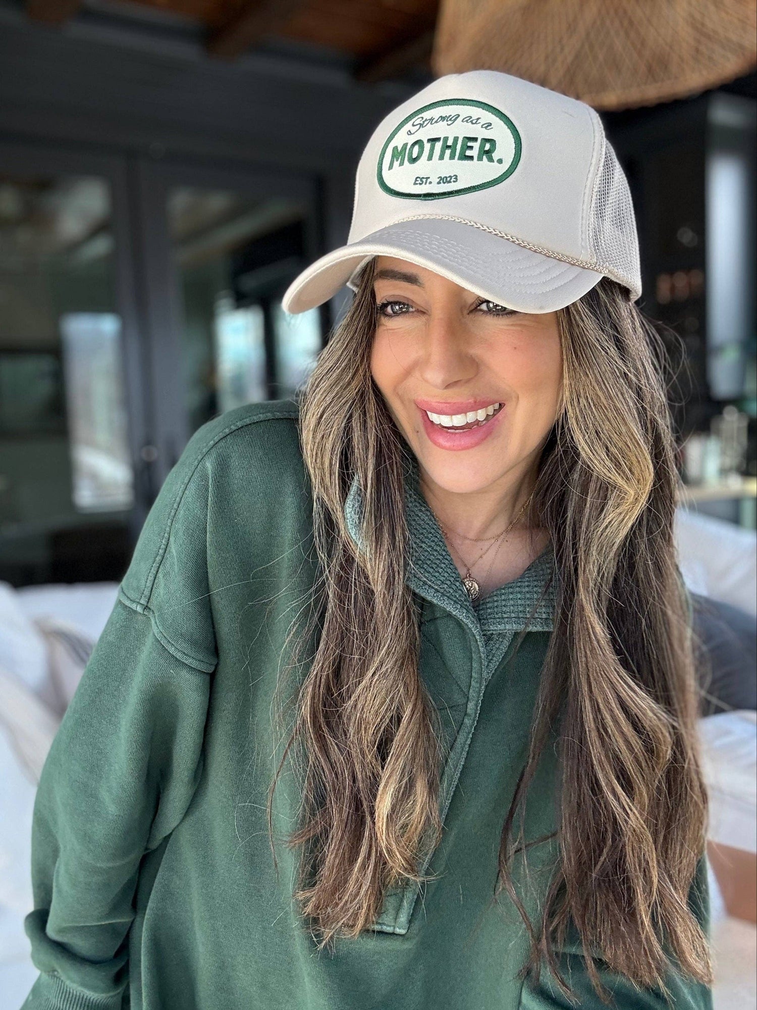 VINTAGE Mother Patch Hat - Sand