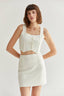 Charlotte Jacquard Knit Vest Top - The Closet