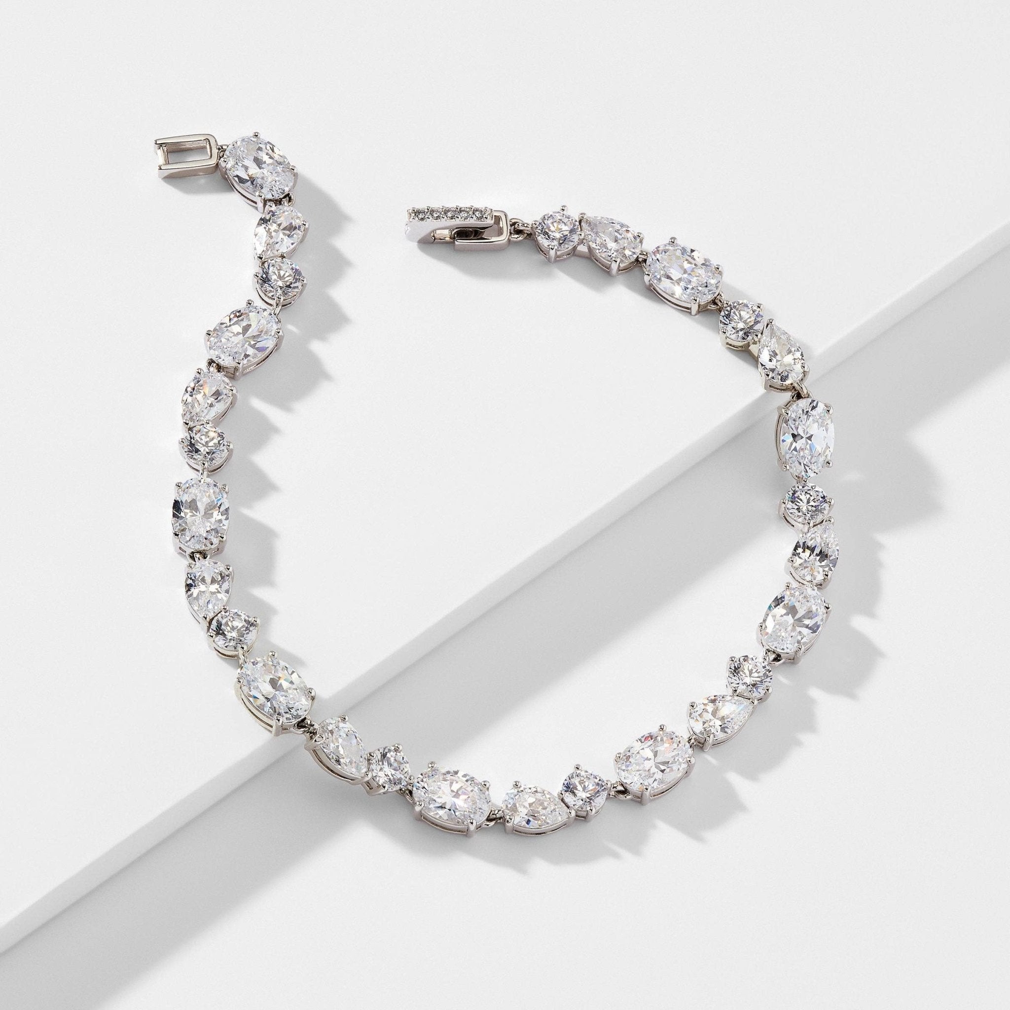 CHLOE MIXED CZ LINE BRACELET - The Closet