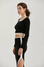 CX8956 - Joanne Square Neck Two - Piece Sweater Set - The Closet