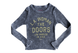 DOORS LA WOMEN GIRLS THERMAL TEE - The Closet